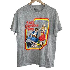 Threadless Lets Sacrifice Toby Graphic Tee Mens Large